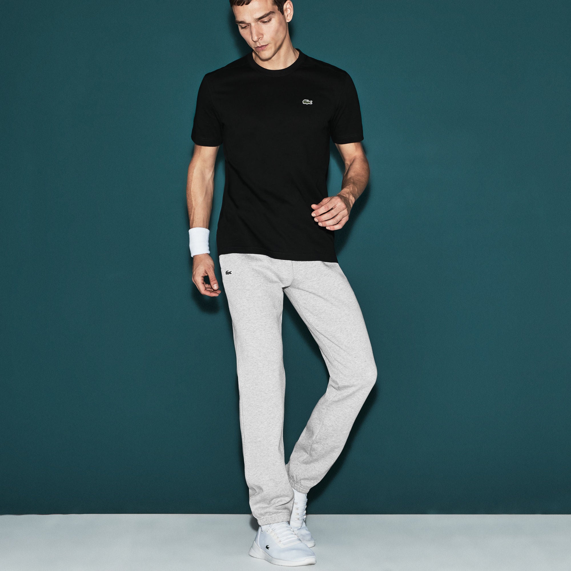 Lacoste Men's Sport Fleece Gray Casual Pant 2Xl