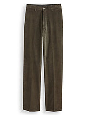 Haggar Mens Classic fit Casual Corduroy Pants 36 / 34 Green