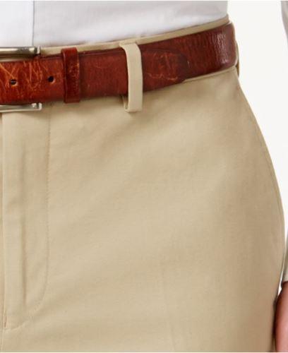 Bar Iii Men Slim fit Dress Pants 33 / 32 Beige Solid Stretch