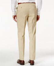 Bar Iii Men Slim fit Dress Pants 32 / 30 Beige Solid Stretch