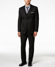 Alfani Men Slim fit Blazer 54 R Black Solid Stretch