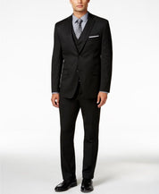 Alfani Mens Slim fit Suit Jacket Blazer 41 R Black Solid Stretch