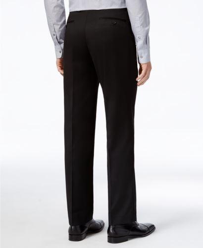 Alfani Men Slim fit Blazer 54 R Black Solid Stretch