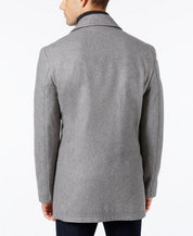 Lauren Ralph Lauren Mens Classic fit Double Breasted Peacoat Coat 36 R Grey
