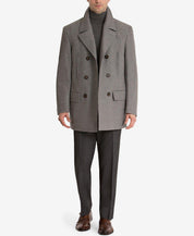 Lauren Ralph Lauren Mens Classic fit Double Breasted Peacoat Coat 38 R Grey