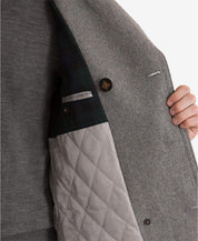 Lauren Ralph Lauren Mens Classic fit Double Breasted Peacoat Coat 38 R Grey
