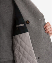 Lauren Ralph Lauren Mens Classic fit Double Breasted Peacoat Coat 36 R Grey