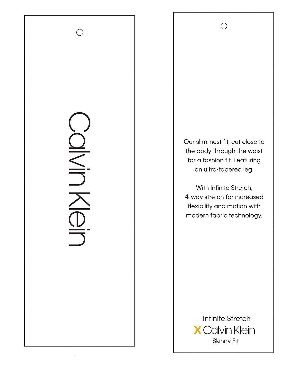 Calvin Klein Mens Skinny fit Dress Pants 30 / 30 Blue Solid Stretch