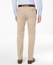 Tommy Hilfiger Mens Modern fit Dress Pants 34 / 32 Beige Solid