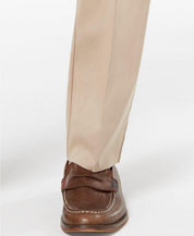 Tommy Hilfiger Mens Modern fit Dress Pants 34 / 32 Tan Solid Stretch