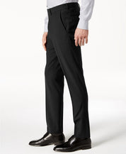 Calvin Klein Mens Skinny fit Dress Pants 38 / 30 Black Solid Stretch