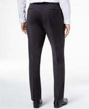 Calvin Klein Mens Slim fit Dress Pants 40 / 32 Dark Grey Solid Stretch