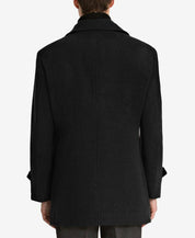 Lauren Ralph Lauren Mens Labrada Double-Breasted Wool Peacoat 40R Black Coat