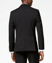 Tommy Hilfiger Mens Modern fit Wool Tuxedo Jacket Blazer 44 R Black Solid