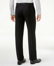 Calvin Klein Mens Skinny fit Dress Pants Pants 30 / 32 Black Solid Stretch