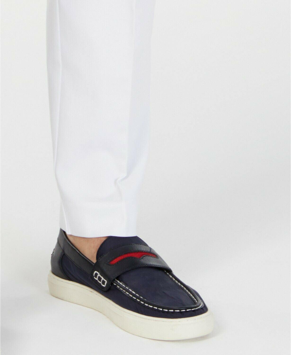 Tommy Hilfiger Mens Modern fit Dress Pants 34 / 30 White Solid Stretch