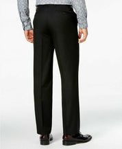 Sean John Mens Classic fit Dress Pants 40 / 30 Black Solid