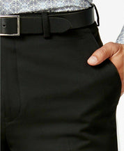 Sean John Mens Regular fit Dress Pants 42 / 30 Black Solid
