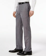 Calvin Klein Mens Slim fit Dress Pants 38 / 30 Mid Gray Solid