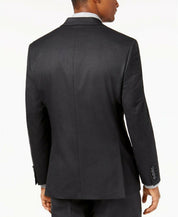 Alfani Men's Classic-Fit Stretch Solid Suit Jacket Charcoal 40L