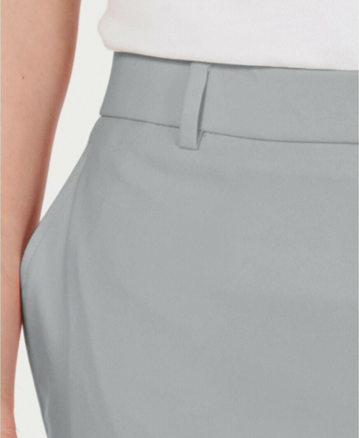 Tommy Hilfiger Mens Modern fit Dress Pants 38 / 32 Grey Solid Stretch