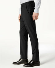 Calvin Klein Mens Skinny fit Dress Pants 32 / 30 Black Solid Stretch
