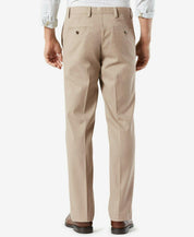 Dockers Men Classic Fit Khaki Pants 34 / 29 Beige Solid Stretch