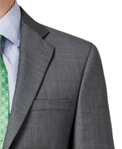 Calvin Klein Mens Slim fit Wool Suit Jacket Blazer 38 R Grey Solid