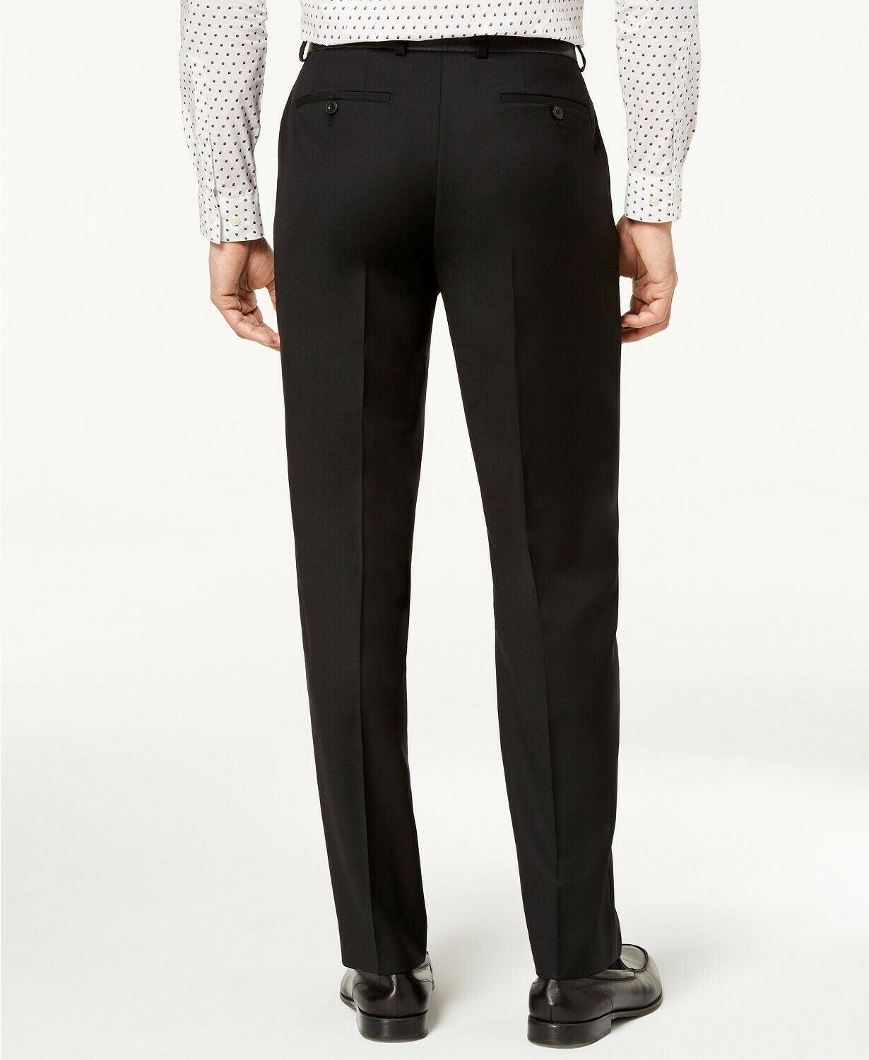 MIchael Kors Mens Classic Fit Airsoft Black Dress Pants 34 x 30
