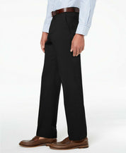 Tommy Hilfiger Mens  fit Dress Pants 30 / 30 Black Solid
