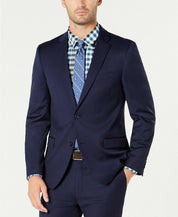 Tommy Hilfiger Mens Modern fit Suit Jacket Blazer 46 R Navy Blue Solid Stretch
