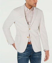 Michael Kors Mens Modern-Fit Solid Sport Coat Tan 46R