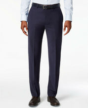 Calvin Klein Mens Slim fit Dress Pants 34 / 30 Navy Blue Solid Stretch