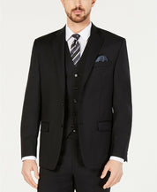 Lauren Ralph Lauren Mens Classic fit Suit Jacket Blazer 44 R Black Solid