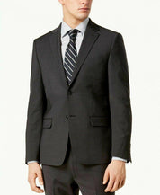 Calvin Klein Mens Skinny fit Suit Jacket Blazer 42 S Grey Stretch