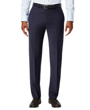 Calvin Klein Mens Slim fit Wool Dress Pants 40 / 30 Navy  Blue Solid