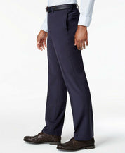 Calvin Klein Mens Slim fit Dress Pants 40 / 30 Navy Blue Solid Stretch Wool