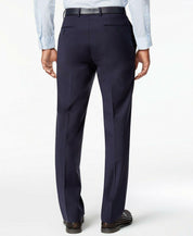 Calvin Klein Mens Slim fit Wool Dress Pants 33 / 32 Blue Solid