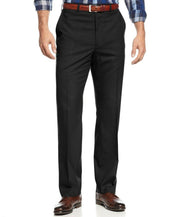 Michael Kors Classic-Fit Stretch Dress Pants 40 x 32 Black WASHABLE