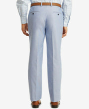 Tommy Hilfiger Mens Modern fit Casual Pants 32 / 30 Blue Solid Stretch