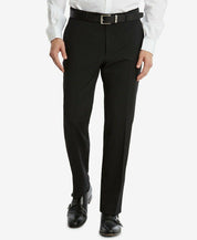 Tommy Hilfiger Mens Modern fit Wool Dress Pants 34 / 32 Black Solid