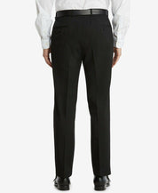 Tommy Hilfiger Mens Modern fit Wool Dress Pants 34 / 32 Black Solid