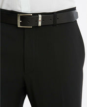 Tommy Hilfiger Mens Modern fit Dress Pants 33 / 30 Black Solid Stretch