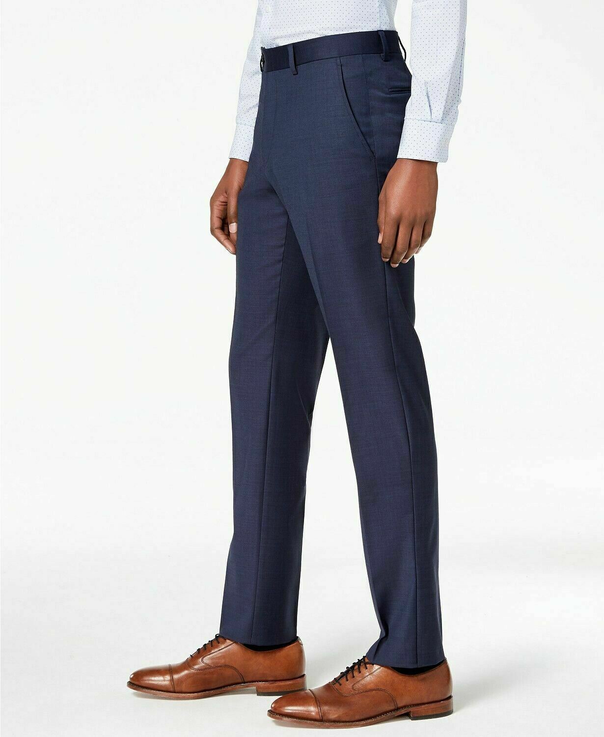 Tommy Hilfiger Mens Modern fit Suit Jacket Blazer 42 L Blue Stretch