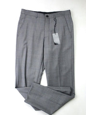 A|X ARMANI EXCHANGE Men's Slim-Fit Dress Pants 36 x 30 Grey / Blue Plaid
