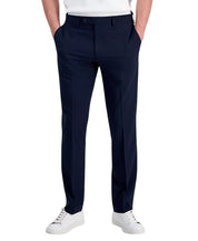 Dkny Mens Modern fit 2 Piece Suit 54 R / 49 Waist Navy Blue Solid Stretch