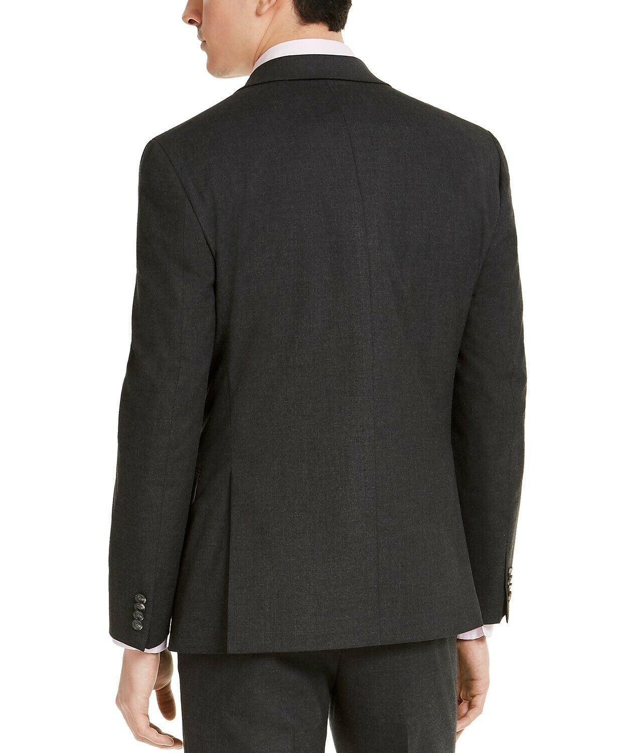 Alfani Men's Slim Fit Charcoal Grey Suit Jacket 38S