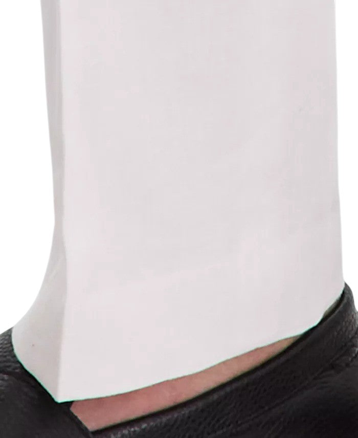 Tommy Hilfiger Mens Modern fit Linen Cotton Dress Pants 34 / 32 White Solid