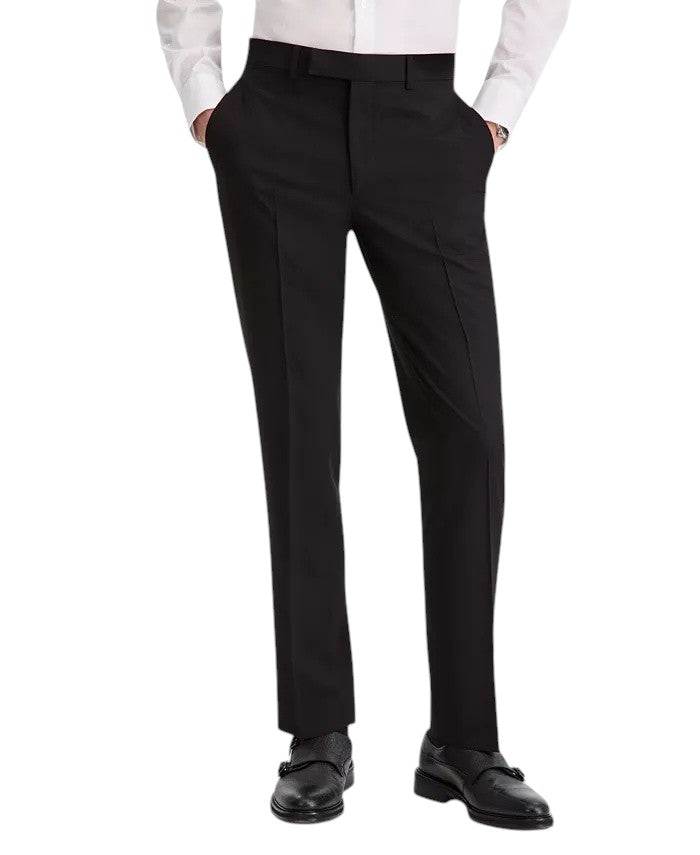 Kenneth Cole Mens Slim fit Double Breasted 2 Piece Suit 38 S Pants 31 / 32 Black