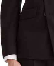 Kenneth Cole Mens Slim fit Double Breasted 2 Piece Suit 38 S Pants 31 / 32 Black